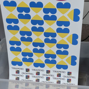 Impression transfert numérique.